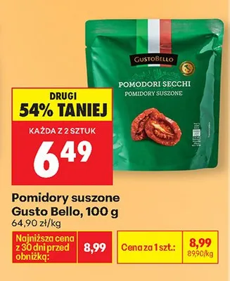 Pomidory suszone promocja w Biedronka