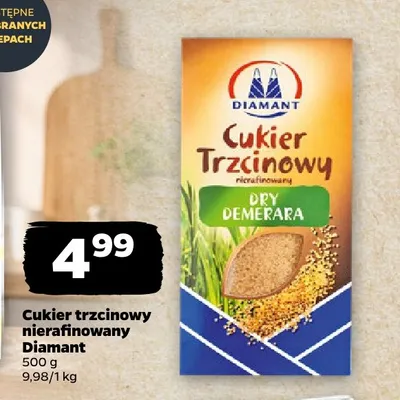 Cukier trzcinowy nierafinowany Diamant promocja w Netto