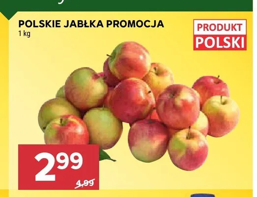 Jabłka polskie promocja w Stokrotka