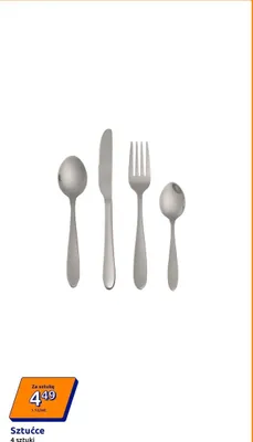 Sztućce, 4 szt. promocja w Action