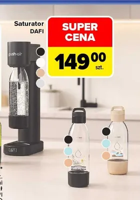Saturator Dafi push-air promocja w Carrefour