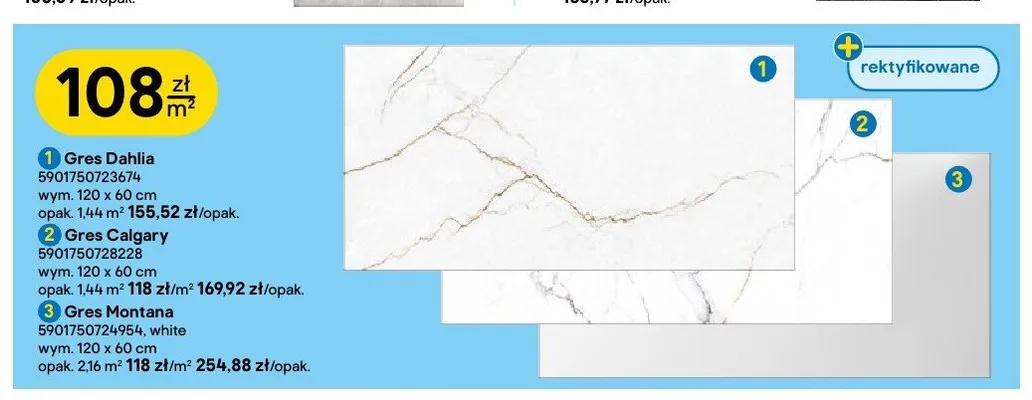 Gres Dahlia Egen promocja w Castorama