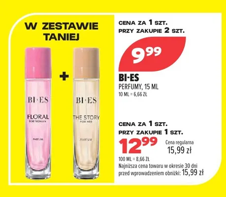 Perfumy Bi-es The Story promocja w Drogerie Natura