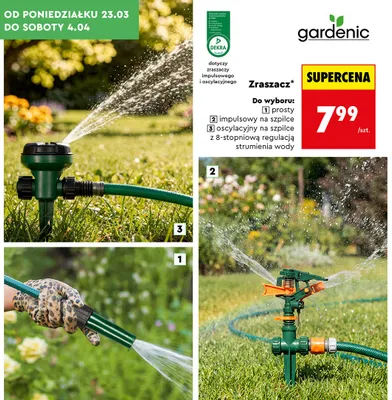 Zraszacz promocja w Biedronka