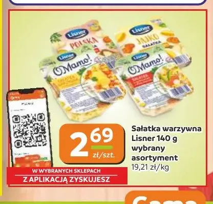 Sałatka warzywna Lisner promocja w Gama