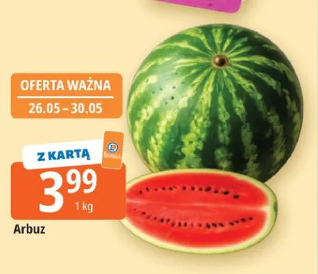 Arbuz promocja w Leclerc