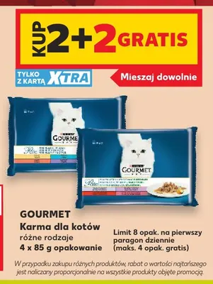 Karma dla kotów Gourmet 4-pak promocja w Kaufland