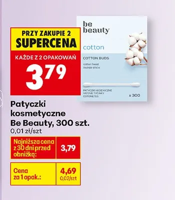 Patyczki kosmetyczne promocja w Biedronka