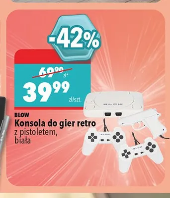 Konsola do gier retro Blow promocja w Biedronka