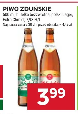 Piwo Zduńskie polski Lager promocja w Stokrotka