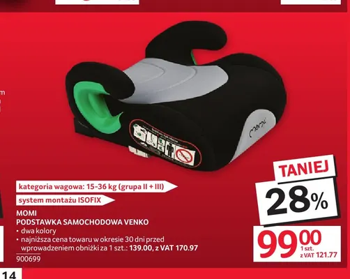 Podstawka samochodowa Venko MoMi promocja w Selgros