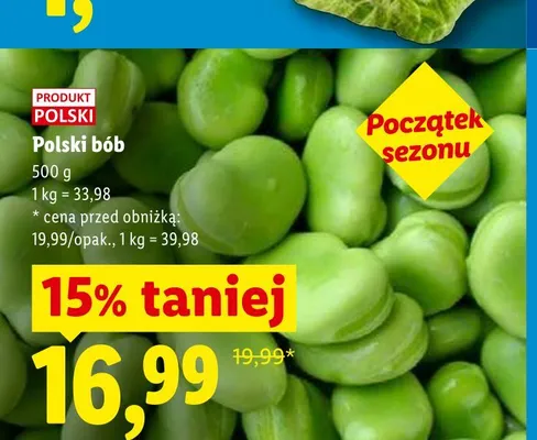 Bób polski promocja w Lidl
