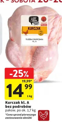 Kurczak kl. A bez podrobów promocja w Intermarche