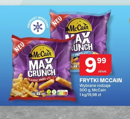 Frytki McCain Max Crunch promocja w Chorten
