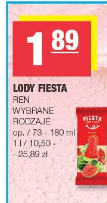 Lody Fiesta Ren promocja w SPAR