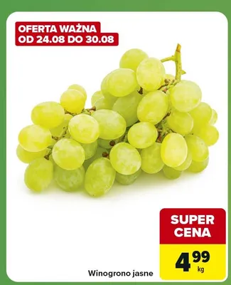 Winogrono jasne promocja w Carrefour Express
