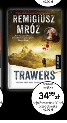 Książka Remigiusz Mróz Trawers oprawa miękka promocja w Empik