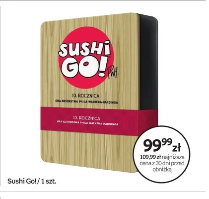 Gra karciana Sushi Go! 10. Rocznica promocja w Empik