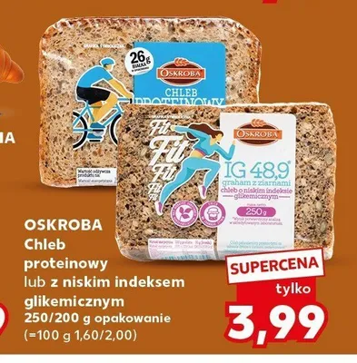 Chleb proteinowy Oskroba promocja w Kaufland