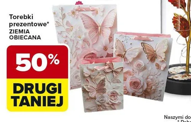 Torebki prezentowe Ziemia Obiecana promocja w Carrefour Market