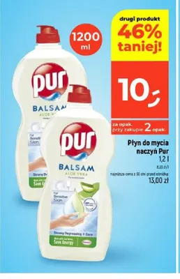 Płyn do mycia naczyń Pur promocja w Dealz