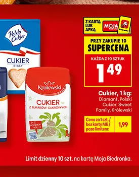 Cukier Królewski promocja w Biedronka