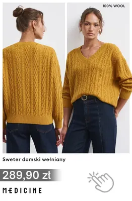 Sweter damski wełniany Medicine promocja w Medicine