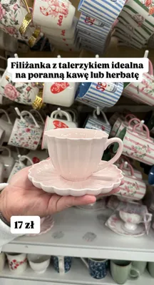 Filiżanka z talerzykiem promocja w Pepco