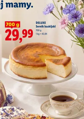 Sernik baskijski DELUXE promocja w Lidl