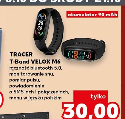 Smartband T-Band Velox M6 Tracer promocja w Kaufland