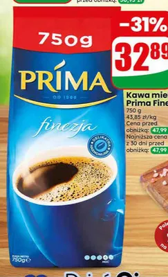 Kawa mielona Prima Finezja promocja w Dino