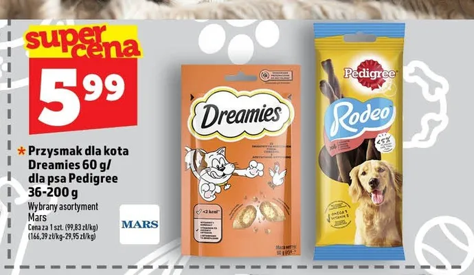 Przysmak dla kota Dreamies promocja w TOPAZ