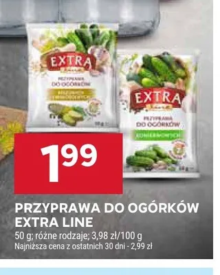 Przyprawa do ogórków kiszonych Extra Line promocja w Stokrotka