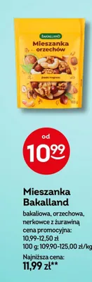 Mieszanka nerkowce z żurawiną Bakalland promocja w Żabka