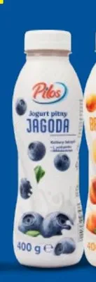 Jogurt pitny jagoda Pilos promocja w Lidl
