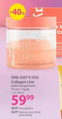 Płatki kolagenowe ONE-DAY'S YOU Collagen Line promocja w Hebe
