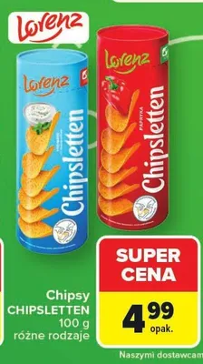Chipsy CHIPSLETTEN promocja w Carrefour