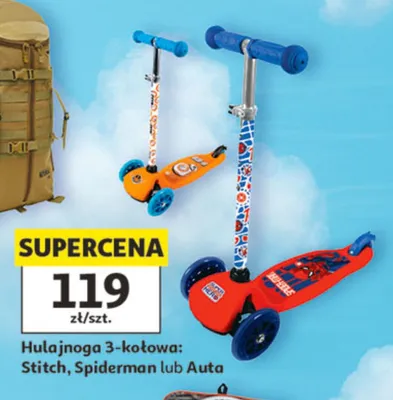 Hulajnoga 3-kołowa promocja w Auchan