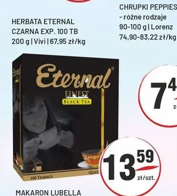 Herbata czarna ekspresowa Eternal Vivi promocja w Sedal