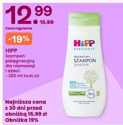 Szampon pielęgnacyjny dla niemowląt promocja w Frisco