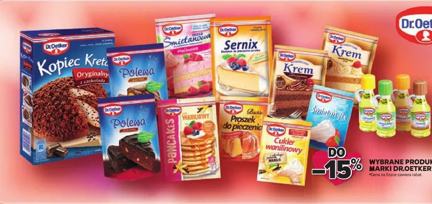 Produkty marki Dr.Oetker promocja w Stokrotka