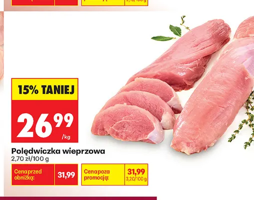 Polędwiczka wieprzowa promocja w Biedronka
