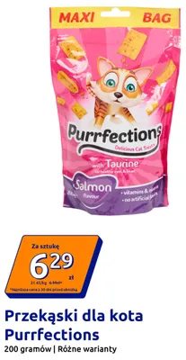 Przekąski dla kota Purrfections promocja w Action