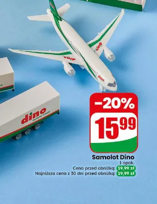 Samolot Dino promocja w Dino