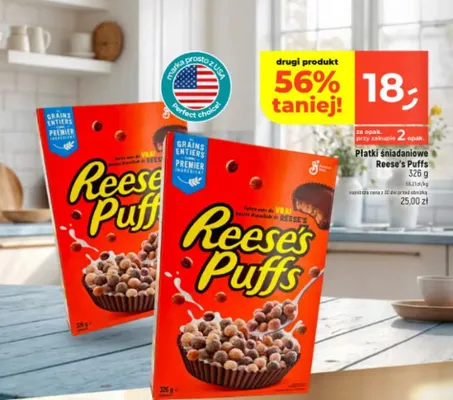 Płatki śniadaniowe Reese's Puffs promocja w Dealz