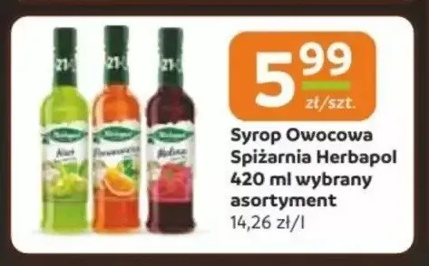 Syrop Owocowa Spiżarnia Herbapol 420ml promocja w Gama