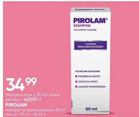 Szampon przeciwłupieżowy Pirolam promocja w Super-Pharm