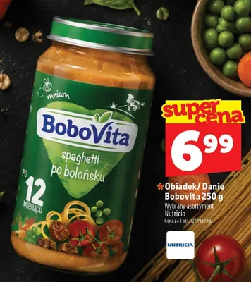 Obiadek BoboVita spaghetti po bolońsku promocja w TOPAZ