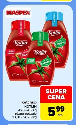 Ketchup Kotlin promocja w Carrefour Market