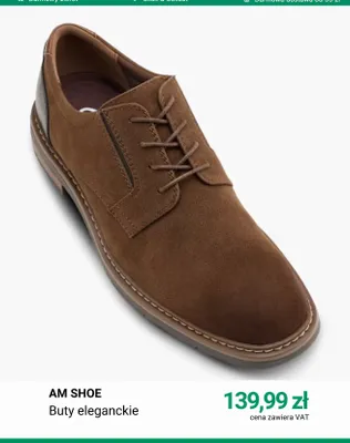 Buty eleganckie AM Shoe promocja w Deichmann